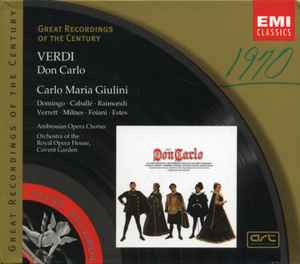 CD VERDI , DOMIGO , CABALLE , ROHC; GI - Don Carlo 724356739727 EMI Classics 2000 US Classical Used
CD VERDI , DOMIGO , CABALLE , ROHC; GI - Don Carlo 724356739727 EMI Classics 2000 US Classical Used