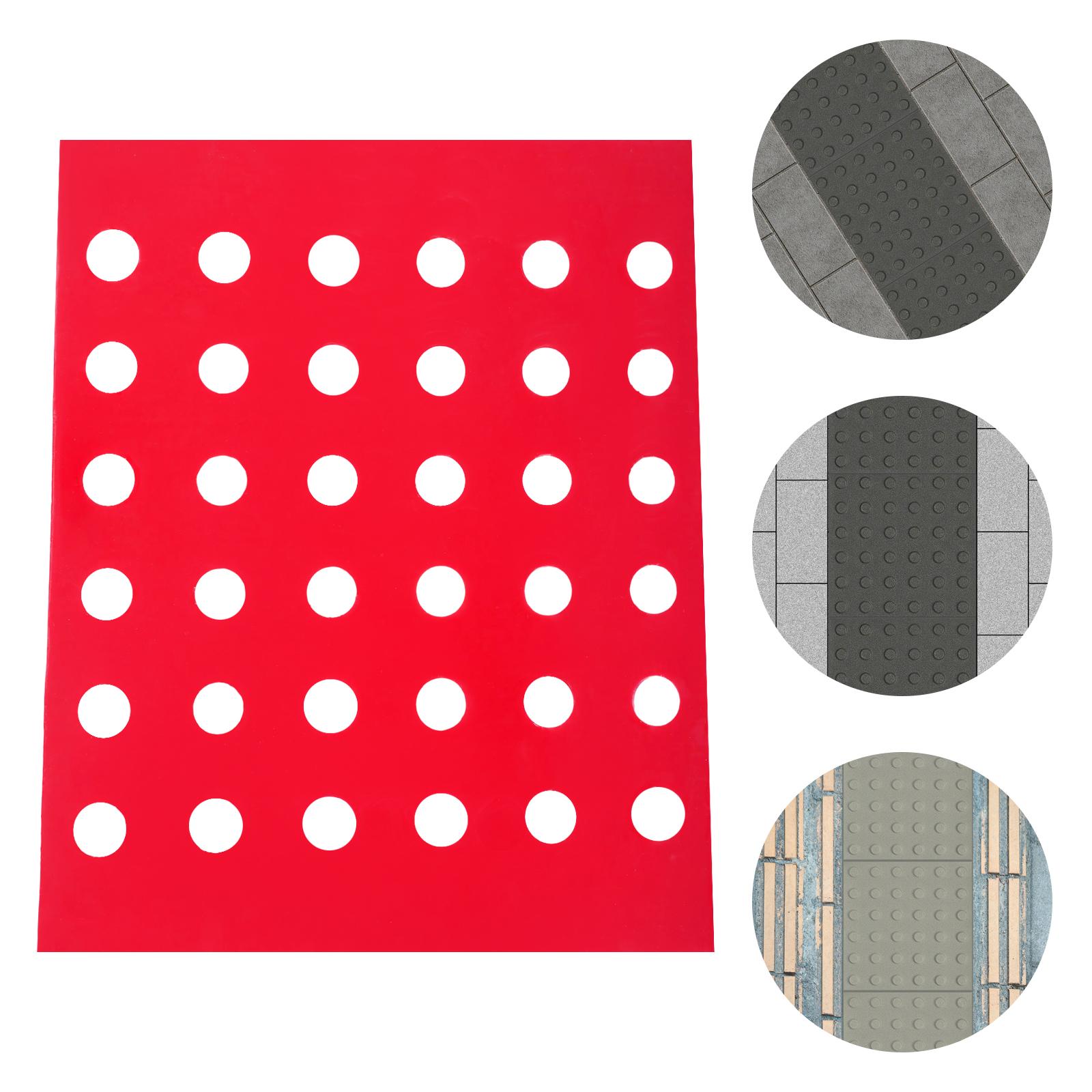 Red Concrete PU Stamp Mold,Rectangle Manual Concrete Texture Mat Multiple Round Dots 45.5*37*1cm for Blind Sidewalk красный
Red Concrete PU Stamp Mold,Rectangle Manual Concrete Texture Mat Multiple Round Dots 45.5*37*1cm for Blind Sidewalk красный