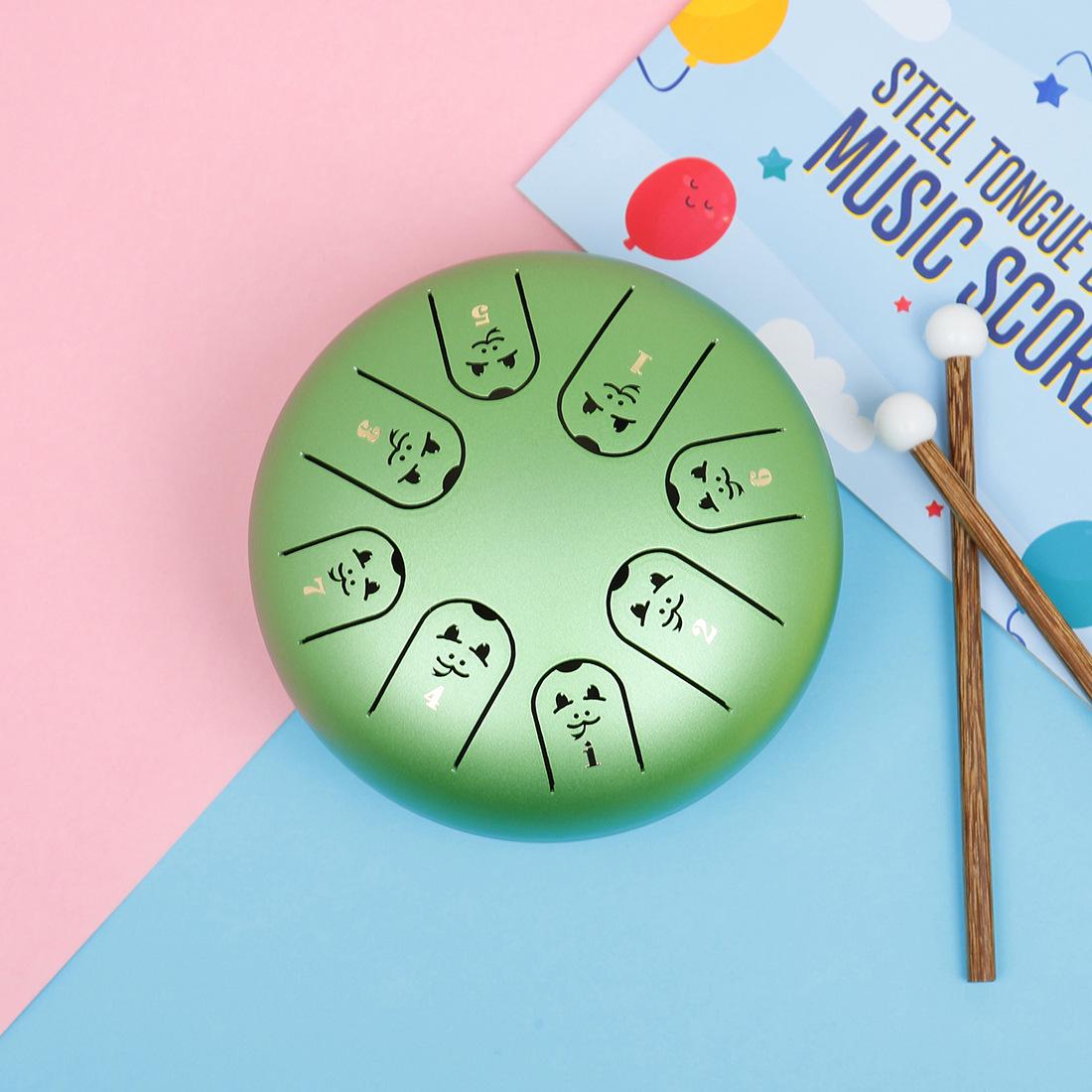 5.5-inch 8-Tone Ethereal Steel Tongue Drum for Meditation & Yoga - Perfect Holiday Gift
5.5-inch 8-Tone Ethereal Steel Tongue Drum for Meditation & Yoga - Perfect Holiday Gift