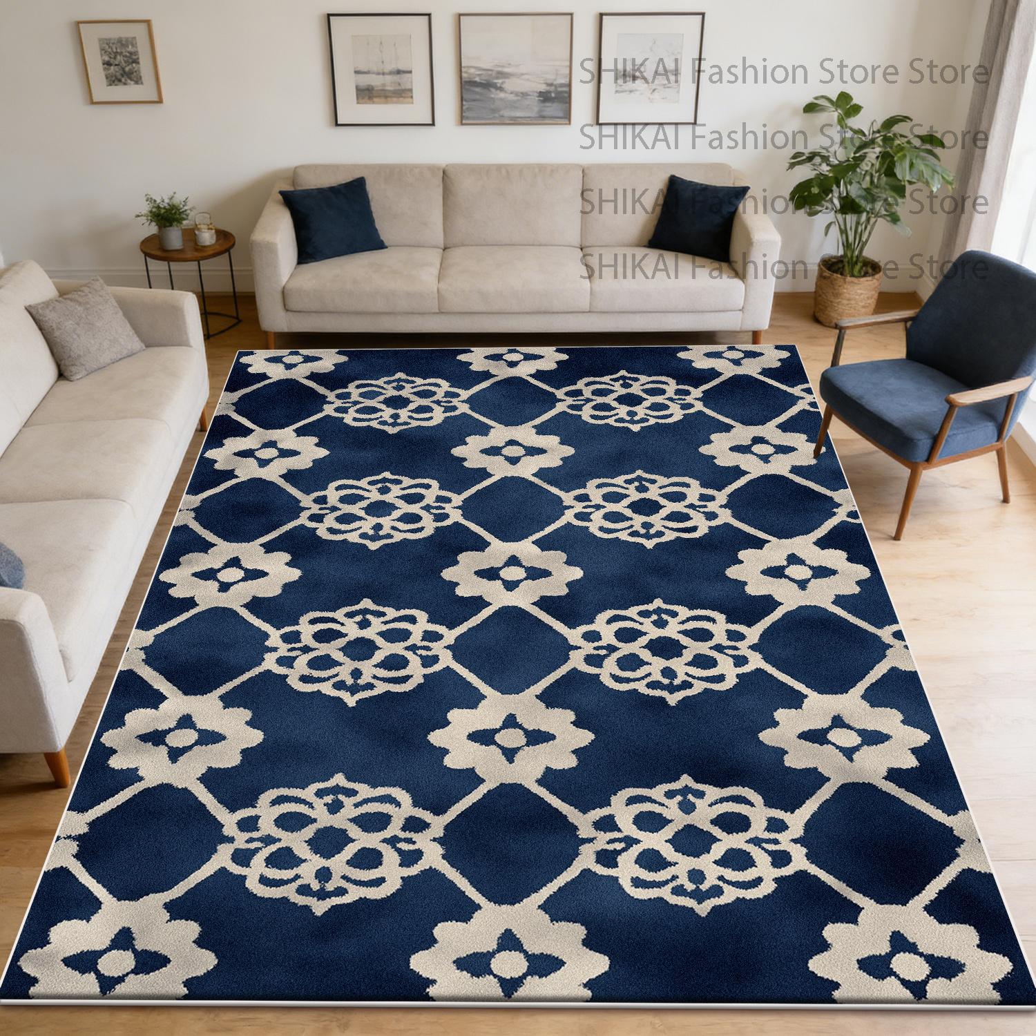 Blue Modern Geometric Style Big Living Room Rug Decoration Laundry Room Antiskid Fluffy Carpet Easy Clean Short Velvet Floor Mat 60x90cm
Blue Modern Geometric Style Big Living Room Rug Decoration Laundry Room Antiskid Fluffy Carpet Easy Clean Short Velvet Floor Mat 60x90cm