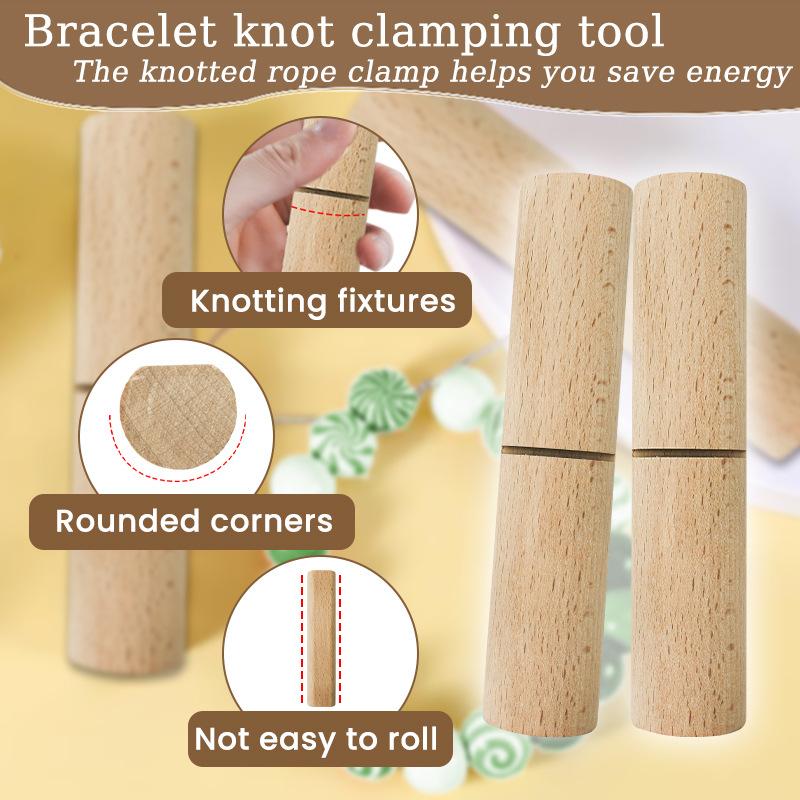 Especial 2Pcs Wood Knot Grippers Bead Knotting Tool For Silicone Beads Keychains Bracelets Tightening Tool Jewelry Making Tool 2 pcs
Especial 2Pcs Wood Knot Grippers Bead Knotting Tool For Silicone Beads Keychains Bracelets Tightening Tool Jewelry Making Tool 2 pcs
