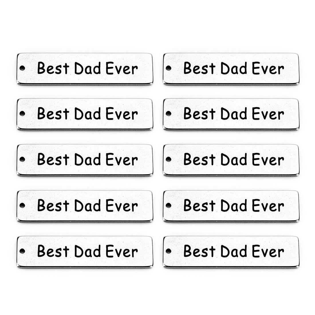 Louleur 5pcs Rectangular Engraved Phrase Word Stainless Steel Charms Beat Friend DIY Handmade Craft Gift For Friend Parents
Louleur 5pcs Rectangular Engraved Phrase Word Stainless Steel Charms Beat Friend DIY Handmade Craft Gift For Friend Parents