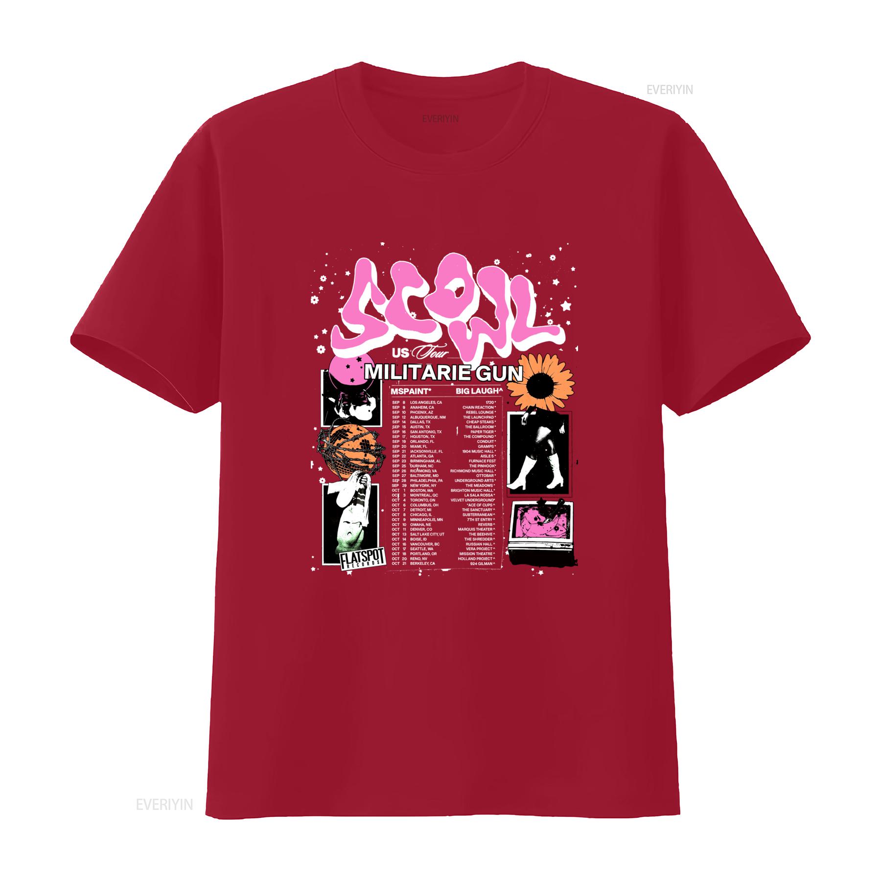 Scowl and Militarie Gun US Tour 2023 Adult T Shirt with Dates Band Art vintage Washed Slightly Soft Stretched Stylish graphic S
Scowl and Militarie Gun US Tour 2023 Adult T Shirt with Dates Band Art vintage Washed Slightly Soft Stretched Stylish graphic S