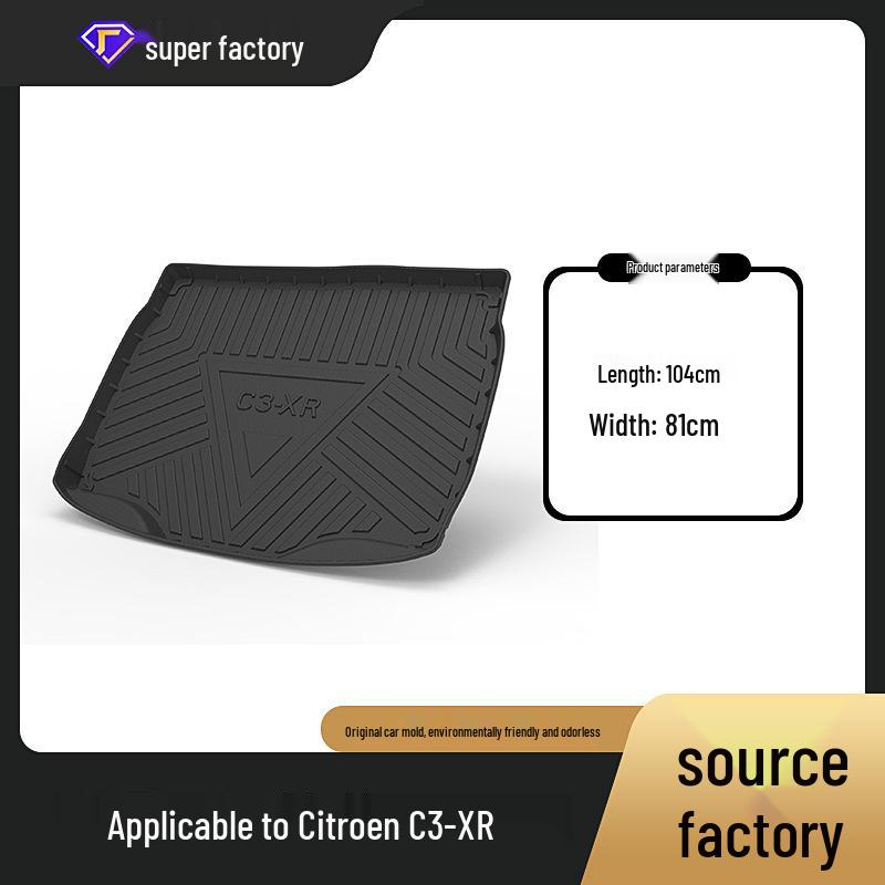 Индивидуальный коврик в багажник для Citroen C3-XR, C5 и C6 - Украшение и аксессуар для заднего багажника TPE Material (Waterproof Bag Delivery)
Индивидуальный коврик в багажник для Citroen C3-XR, C5 и C6 - Украшение и аксессуар для заднего багажника TPE Material (Waterproof Bag Delivery)