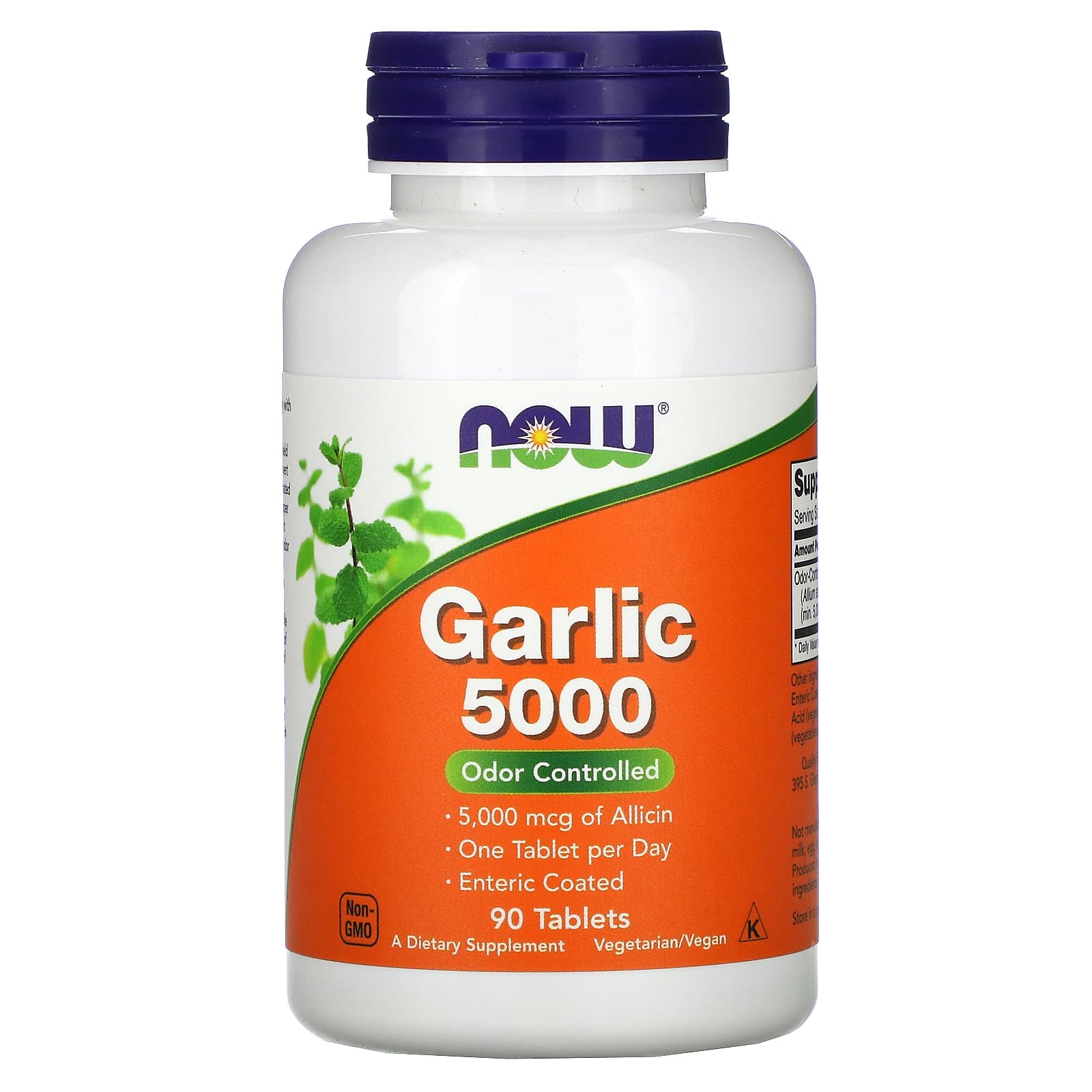 Garlic 5000, 500Mg, 90 Tablets 
Garlic 5000, 500Mg, 90 Tablets