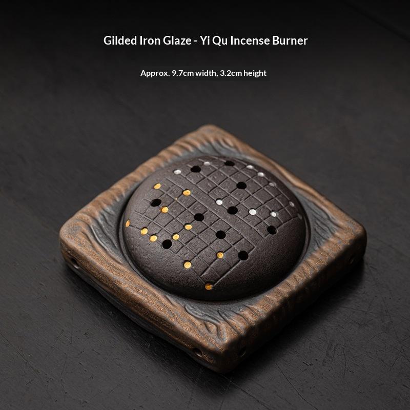 Yiqu Board Incense Burner Handmade Coarse Pottery Incense Burner Ceramic Chessboard Aromatherapy Burner Sandalwood Base Ornament
Yiqu Board Incense Burner Handmade Coarse Pottery Incense Burner Ceramic Chessboard Aromatherapy Burner Sandalwood Base Ornament