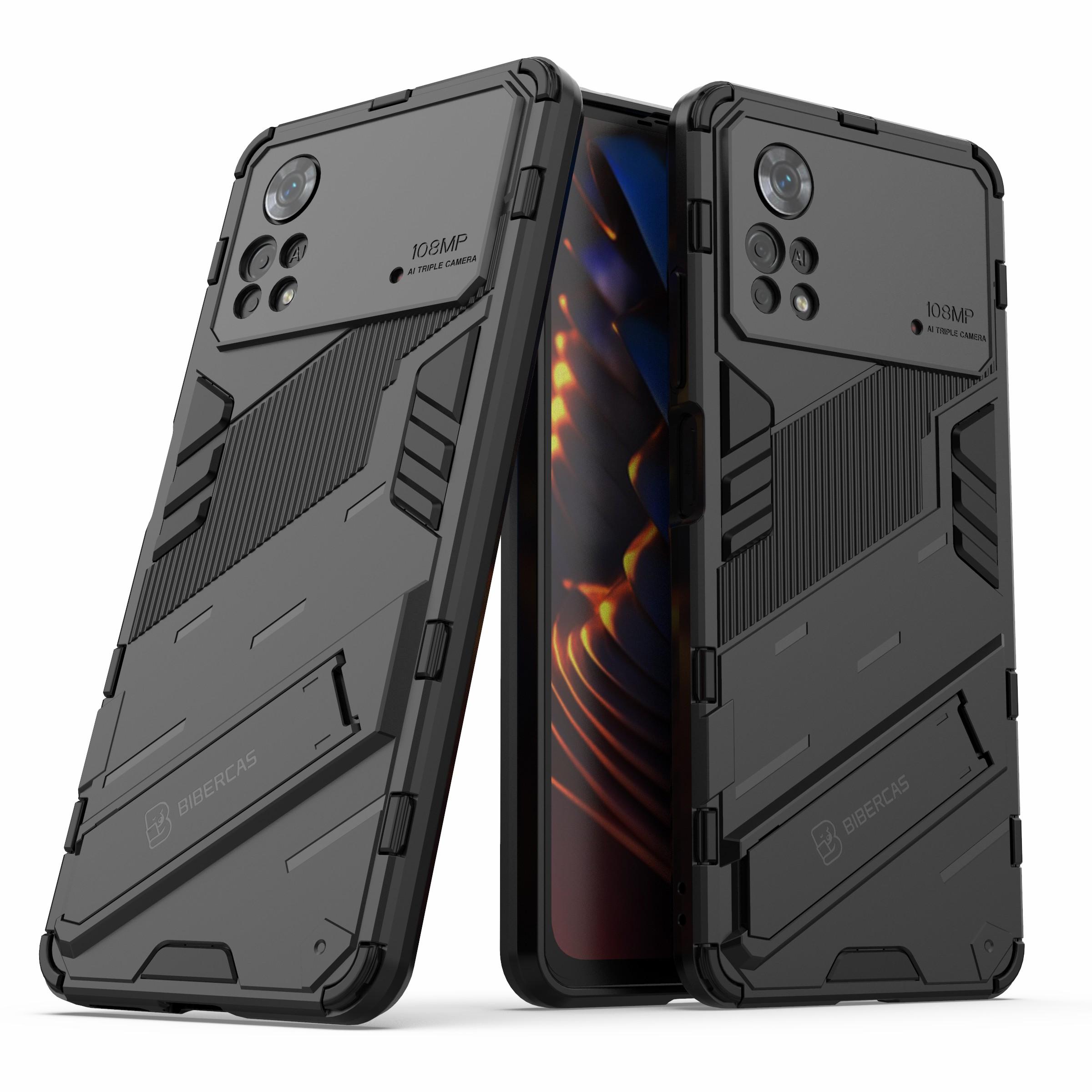 For Xiaomi Poco X4 Pro 5G Double Layer Design TPU+PC Case Kickstand Heavy Duty Armor Cover Black
For Xiaomi Poco X4 Pro 5G Double Layer Design TPU+PC Case Kickstand Heavy Duty Armor Cover Black