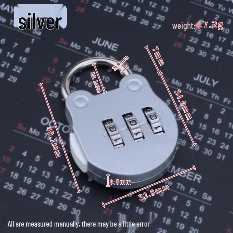 Cartoon Mechanical Anti-Theft Mini Padlock Storage Box for Suitcases and Bags срібний
Cartoon Mechanical Anti-Theft Mini Padlock Storage Box for Suitcases and Bags срібний