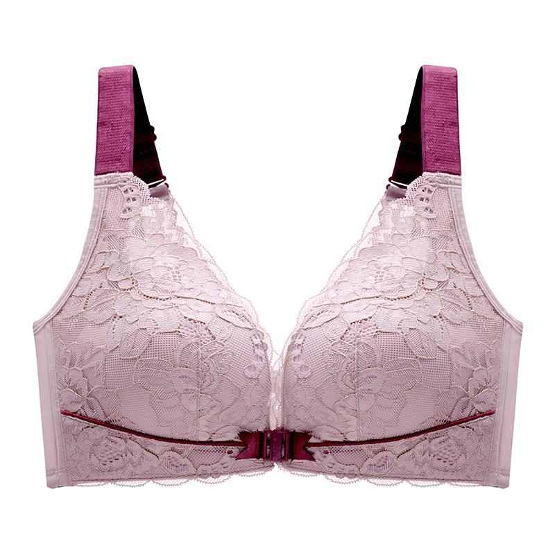 Женский бесшовный бюстгальтер без косточек с передней застежкой, регулируемый большой размер, красивый дизайн спины - идеально подходит для лета. 38/85AB Thick Bottom 2cm
Женский бесшовный бюстгальтер без косточек с передней застежкой, регулируемый большой размер, красивый дизайн спины - идеально подходит для лета. 38/85AB Thick Bottom 2cm