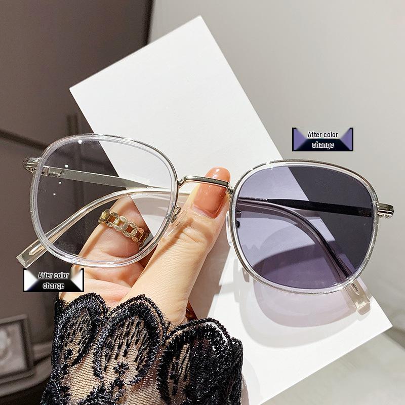 Каштаново-коричневые фотохромные линзы с защитой от синего света, очки с передовым отбеливанием кожи, студенческий стиль, коррекция миопии
Каштаново-коричневые фотохромные линзы с защитой от синего света, очки с передовым отбеливанием кожи, студенческий стиль, коррекция миопии