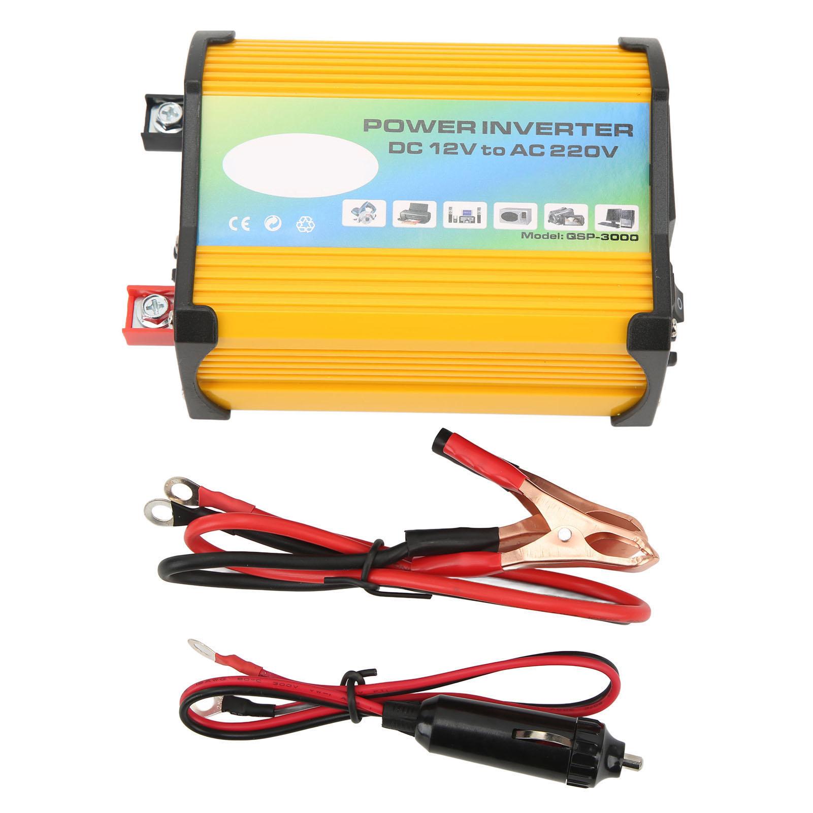 300W Modified Sine Wave Car Inverter DC 12V to AC 220V Car Power Inverter with Dual USB Ports for Outdoor Traveling
300W Modified Sine Wave Car Inverter DC 12V to AC 220V Car Power Inverter with Dual USB Ports for Outdoor Traveling