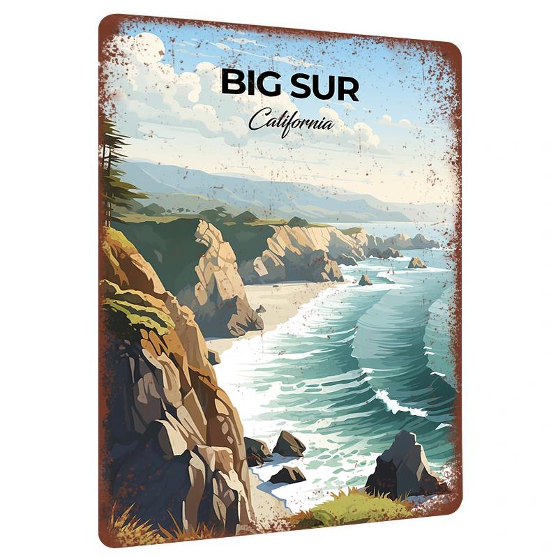 Big Sur California Coastal Landscape Metal Tin Sign Home Decor Wall Art for Living Room Bedroom 20x30cm(7.8x11.8inch)
Big Sur California Coastal Landscape Metal Tin Sign Home Decor Wall Art for Living Room Bedroom 20x30cm(7.8x11.8inch)