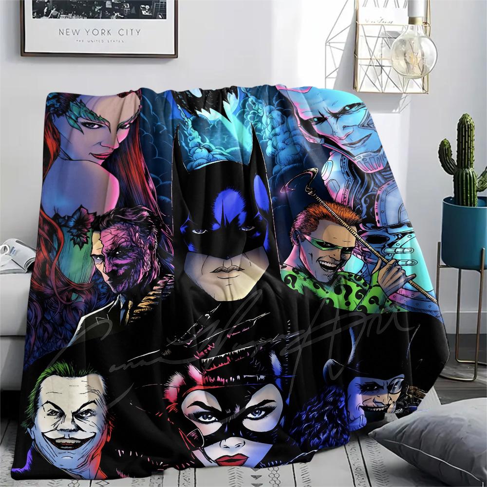 Batman & Villain Flannel Blanket, Soft Plush Throw for Home, Ideal Gift for Fans, Cozy Blanket for Sofa Bed 75x90cm
Batman & Villain Flannel Blanket, Soft Plush Throw for Home, Ideal Gift for Fans, Cozy Blanket for Sofa Bed 75x90cm