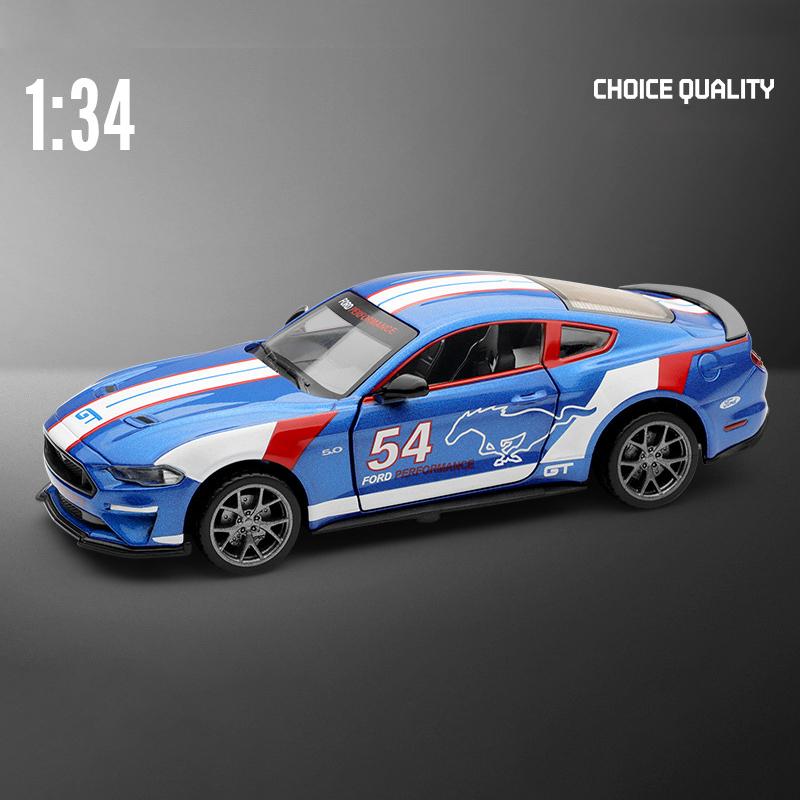 1:34 Ford Mustang GT 2018 Muscle Car, легковой автомобиль, игрушечный автомобиль, металлическая коллекция, модель автомобиля, звуковые и световые игрушки для детей
1:34 Ford Mustang GT 2018 Muscle Car, легковой автомобиль, игрушечный автомобиль, металлическая коллекция, модель автомобиля, звуковые и световые игрушки для детей