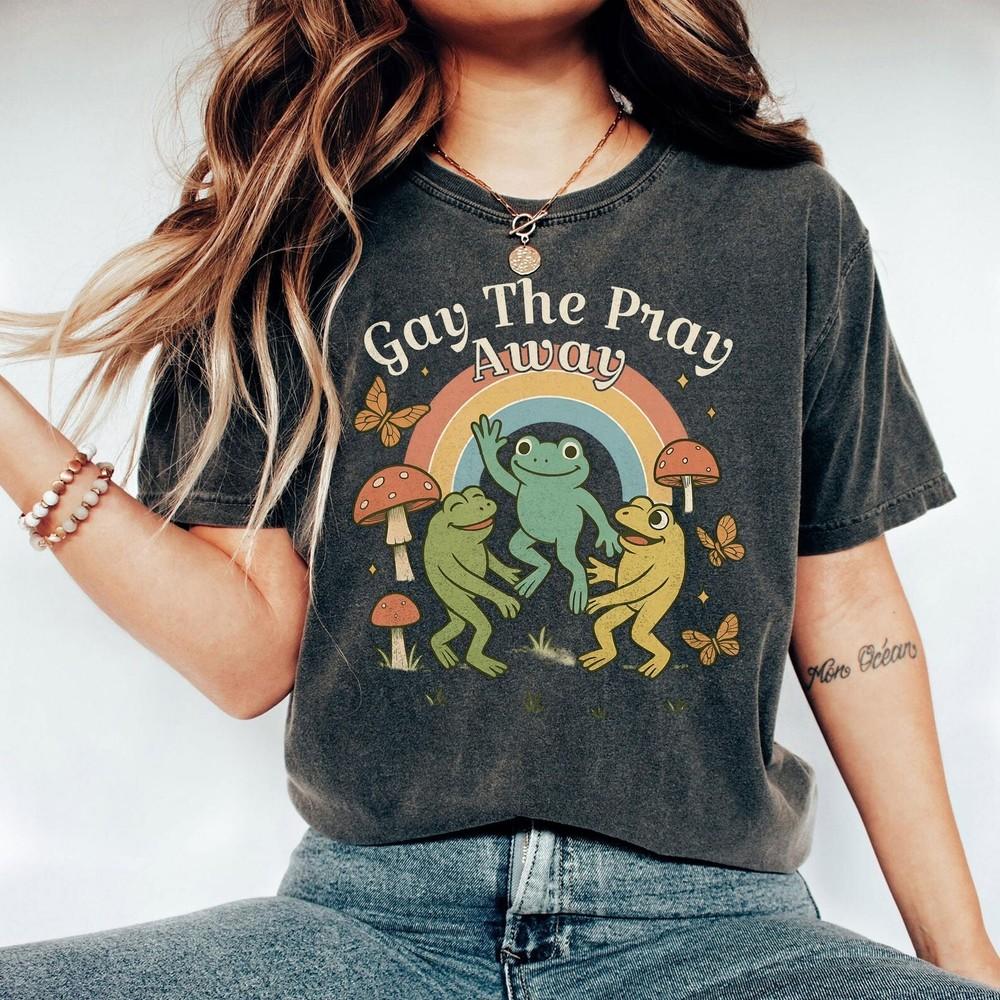 The Pray Away T-shirt Gay The Pray Away Shirt Gay Frog Shirt Funny Gay Tee Unisex T-Shirt L
The Pray Away T-shirt Gay The Pray Away Shirt Gay Frog Shirt Funny Gay Tee Unisex T-Shirt L