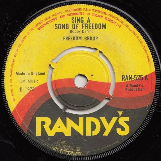 7inch Record FREEDOM GROUP / IMPACT ALL STARS - Sing A Song Of Freedom RAN525 Randy s 1972 UK Reggae, Ska & Dub Used
7inch Record FREEDOM GROUP / IMPACT ALL STARS - Sing A Song Of Freedom RAN525 Randy s 1972 UK Reggae, Ska & Dub Used