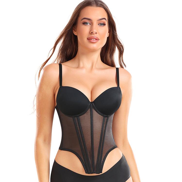 Underwire Bra Sexy Spaghetti Strap Bodysuit Shapewear, Tummy Control Slimming Body Shaper S чёрный
Underwire Bra Sexy Spaghetti Strap Bodysuit Shapewear, Tummy Control Slimming Body Shaper S чёрный