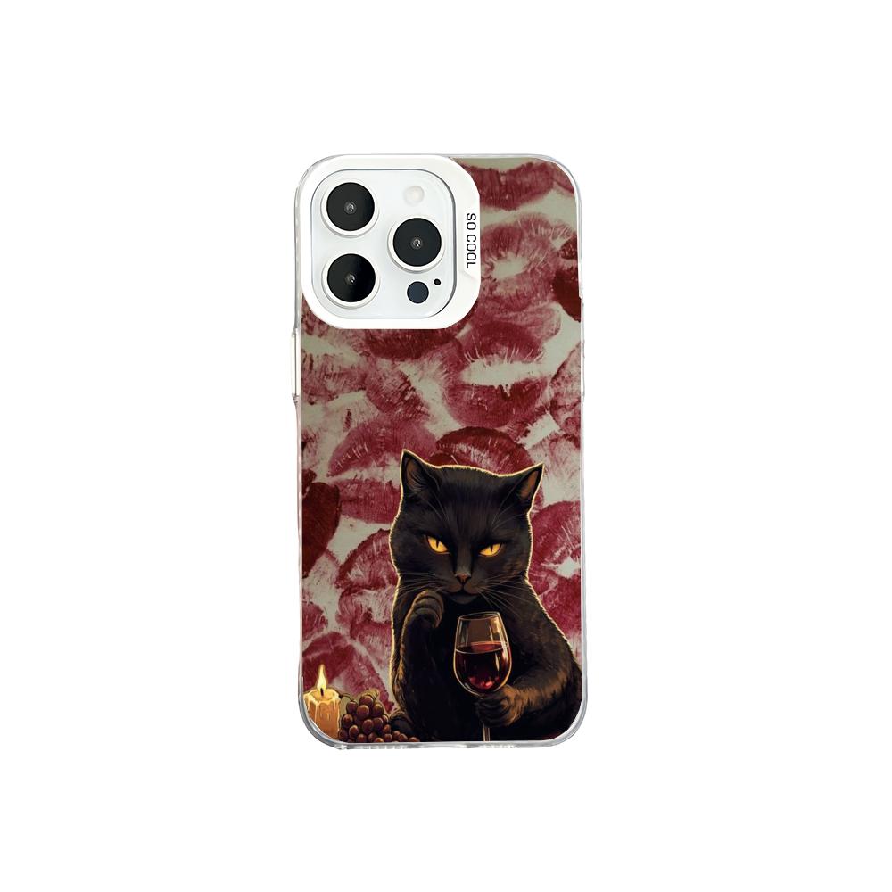 Чорний кіт з червоними губами Чохол для телефону для iPhone17 16 15 14 13 12 11 Pro/ Max/Plus ударостійка задня кришка проти відбитків пальців iPhone 11 ProMax
Чорний кіт з червоними губами Чохол для телефону для iPhone17 16 15 14 13 12 11 Pro/ Max/Plus ударостійка задня кришка проти відбитків пальців iPhone 11 ProMax