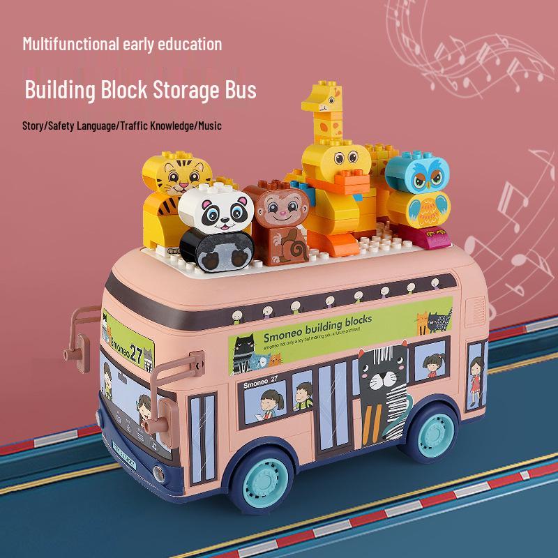 SMONEO Wooden Animal Bus: Large Building Blocks Toy & Story Storage for Early Education
SMONEO Wooden Animal Bus: Large Building Blocks Toy & Story Storage for Early Education