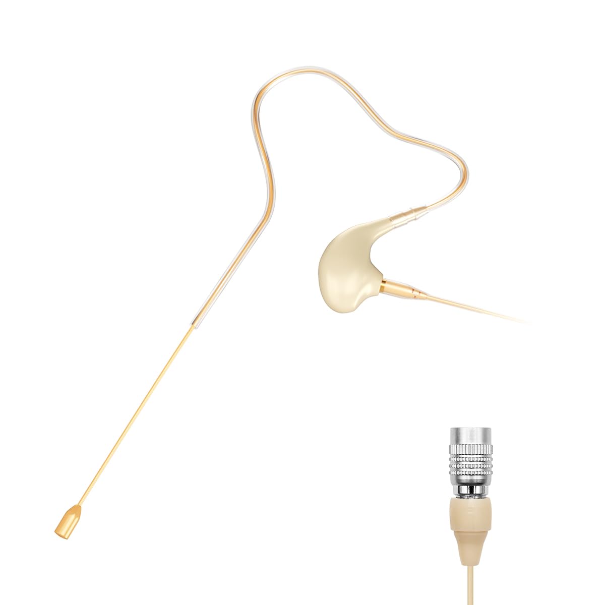 KIMAFUN Headset/Headworn Microphone, Single Earset Earhook Over-Ear Hanging Condenser Microphone, Compatible with Audio Technica Wireless System Bodyp
KIMAFUN Headset/Headworn Microphone, Single Earset Earhook Over-Ear Hanging Condenser Microphone, Compatible with Audio Technica Wireless System Bodyp