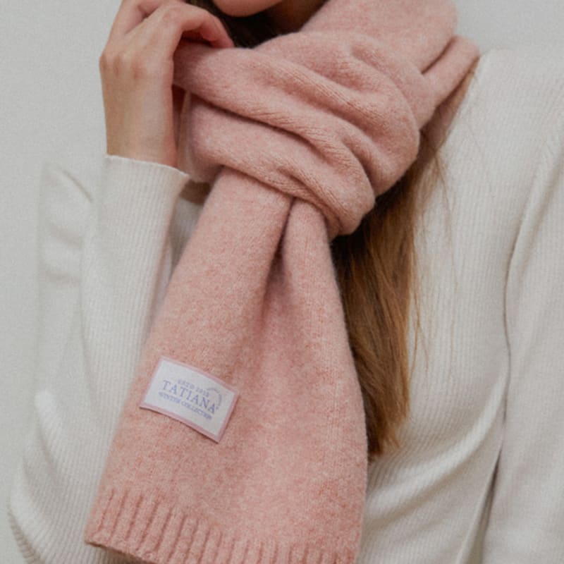 TATIANA Refined Knit Muffler MF8106 8 Colors PINK
TATIANA Refined Knit Muffler MF8106 8 Colors PINK