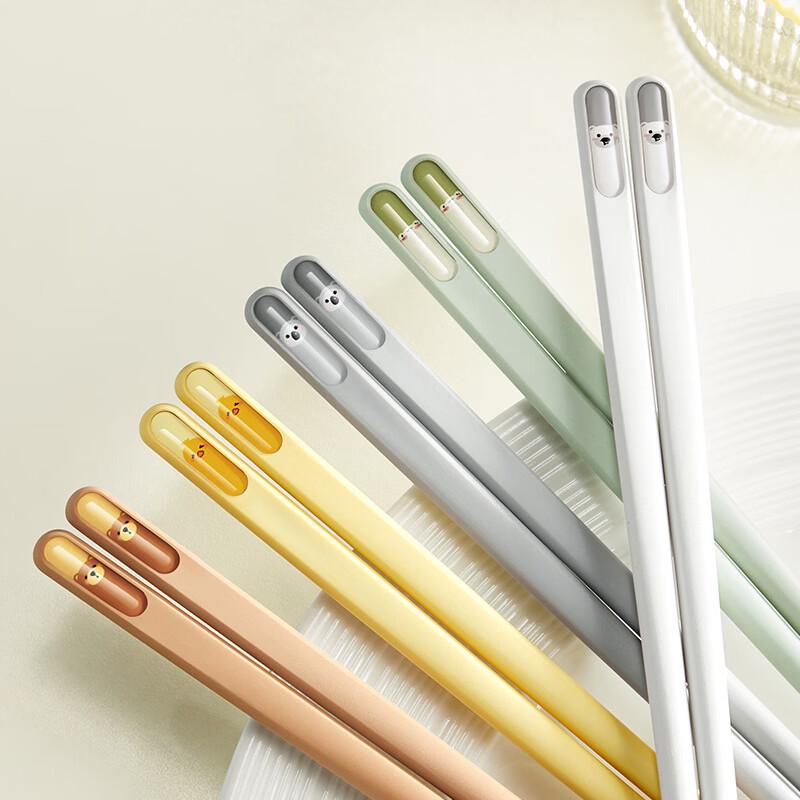 Cute Macaron Cartoon Alloy Chopsticks - 10 Pairs Set
Cute Macaron Cartoon Alloy Chopsticks - 10 Pairs Set
