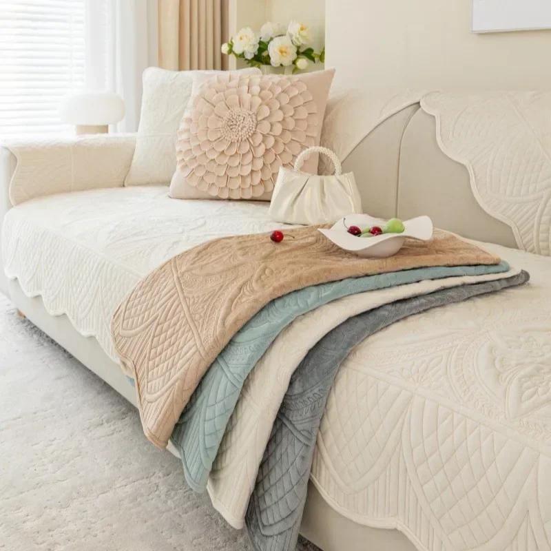 Wave Edge Sofa Cover for Living Room Velvet Warm Sofa Cushion Couch Protector Anti-slip Couch Covers for Sofas Canape Housse 70x70 A
Wave Edge Sofa Cover for Living Room Velvet Warm Sofa Cushion Couch Protector Anti-slip Couch Covers for Sofas Canape Housse 70x70 A