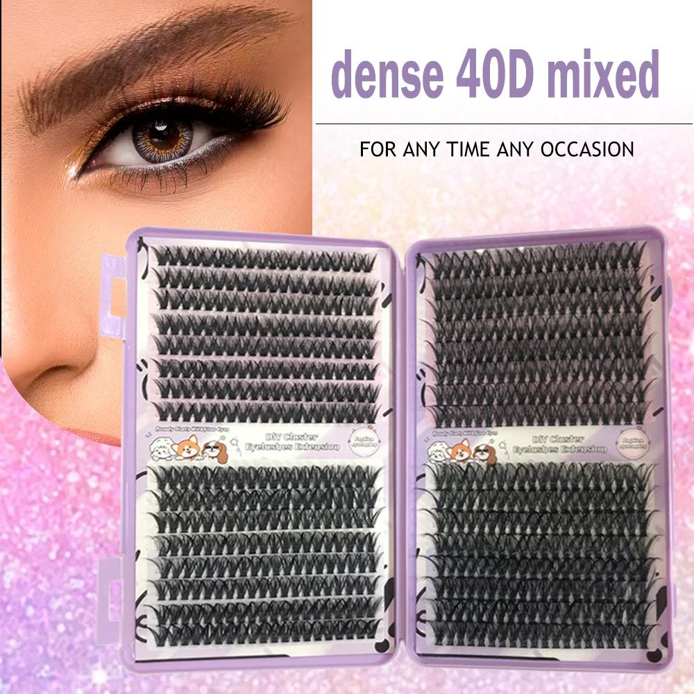 Large Capacity 40D Dense Mixed Eyelash Book: Feather Flow European & American Style Single Cluster Lazy Self-Grafting False Eyelashes 10 Rows Dense 40D Mixed
Large Capacity 40D Dense Mixed Eyelash Book: Feather Flow European & American Style Single Cluster Lazy Self-Grafting False Eyelashes 10 Rows Dense 40D Mixed