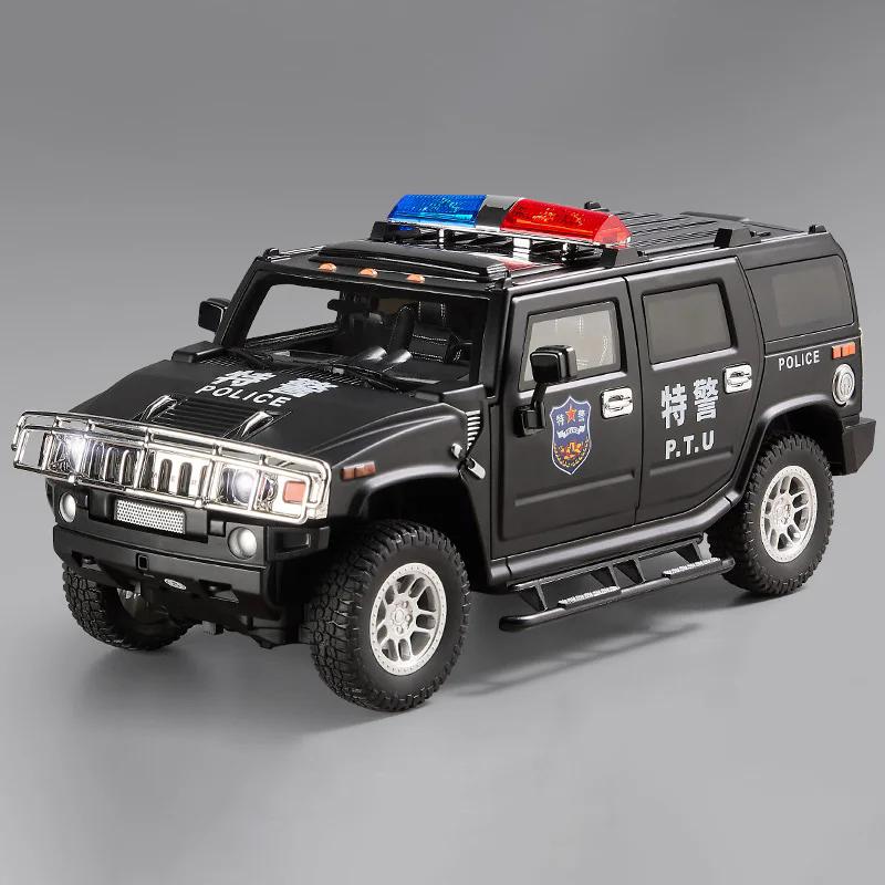 1:18 УАЗ Хантер H2 Поліцейська машина Модель Іграшка Звук Світло Відтягується Амортизація Позашляховик Мініатюрні Подарунки для Дітей
1:18 УАЗ Хантер H2 Поліцейська машина Модель Іграшка Звук Світло Відтягується Амортизація Позашляховик Мініатюрні Подарунки для Дітей