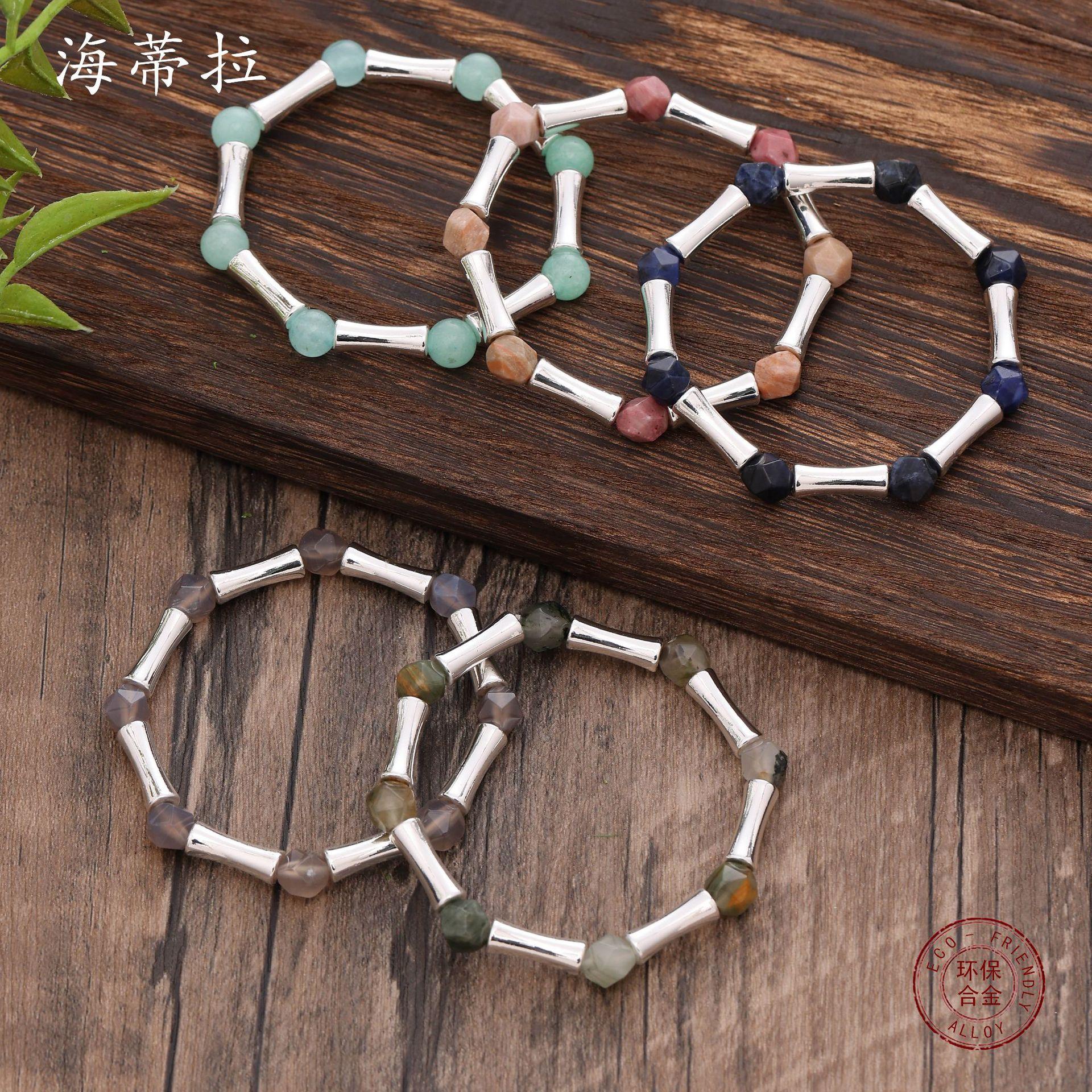 Natural crystal cut-face beaded bamboo elastic bracelet, high-end men s and women s versatile crystal jewelry
Natural crystal cut-face beaded bamboo elastic bracelet, high-end men s and women s versatile crystal jewelry