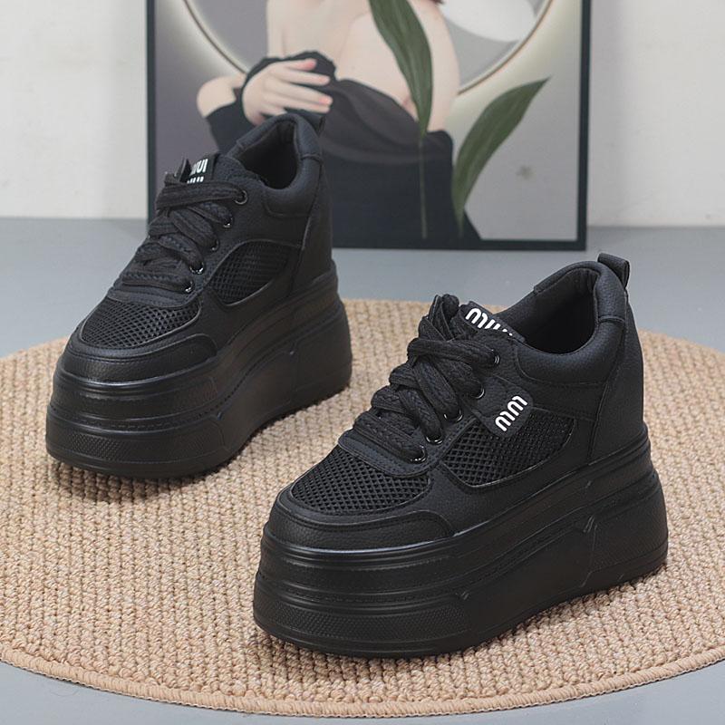 Мода 10СМ 12СМ Женская Толстая Подошва Повседневная Обувь Кожаные Супер Высокий Каблук Кроссовки На Шнуровке Платформа Обувь для Студентов Обувь на Платформе 34 чёрный
Мода 10СМ 12СМ Женская Толстая Подошва Повседневная Обувь Кожаные Супер Высокий Каблук Кроссовки На Шнуровке Платформа Обувь для Студентов Обувь на Платформе 34 чёрный