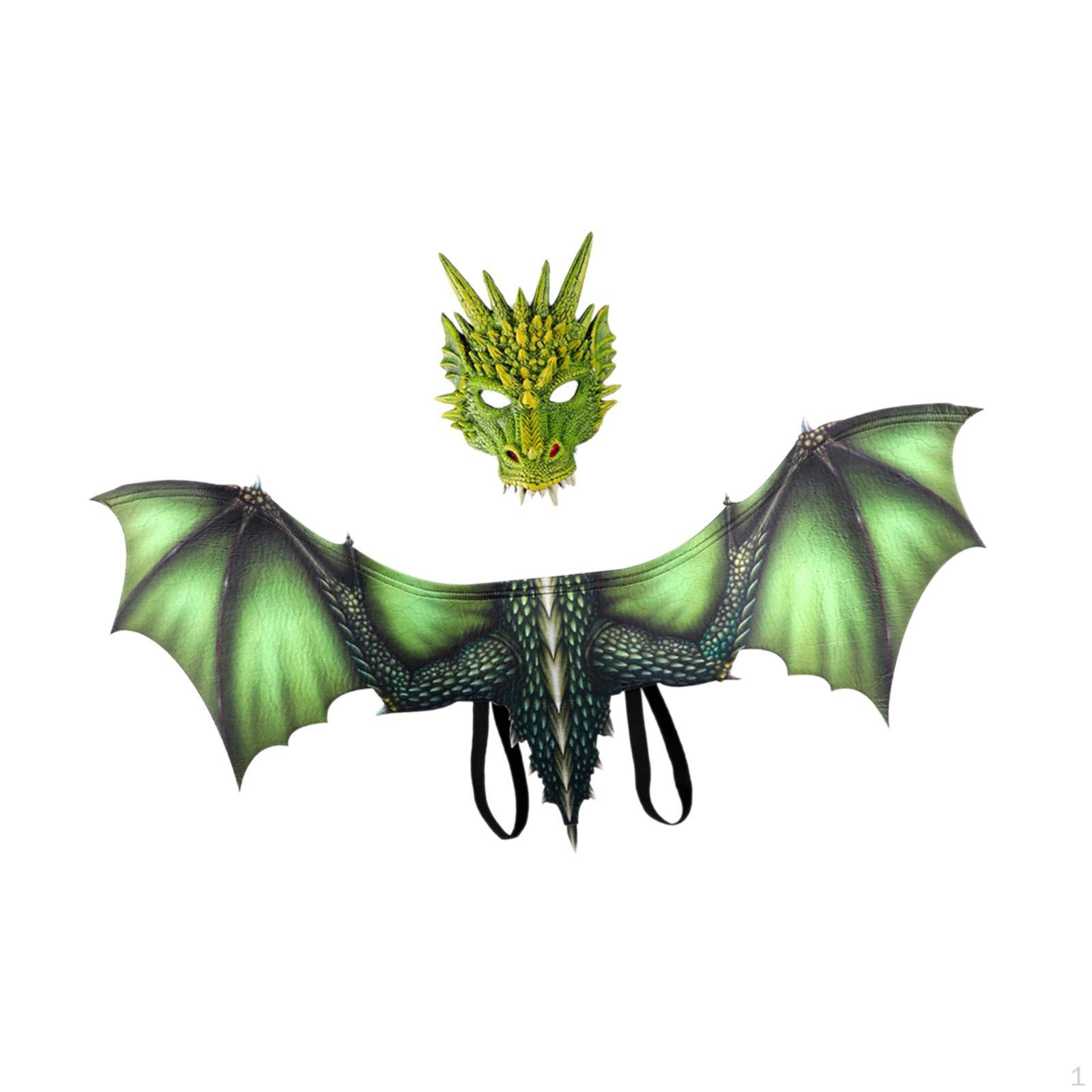 Костюм дракона для взрослых, декоративный реквизит для фотосъемки, ролевая игра, набор масок с крыльями динозавра зелёный
Костюм дракона для взрослых, декоративный реквизит для фотосъемки, ролевая игра, набор масок с крыльями динозавра зелёный