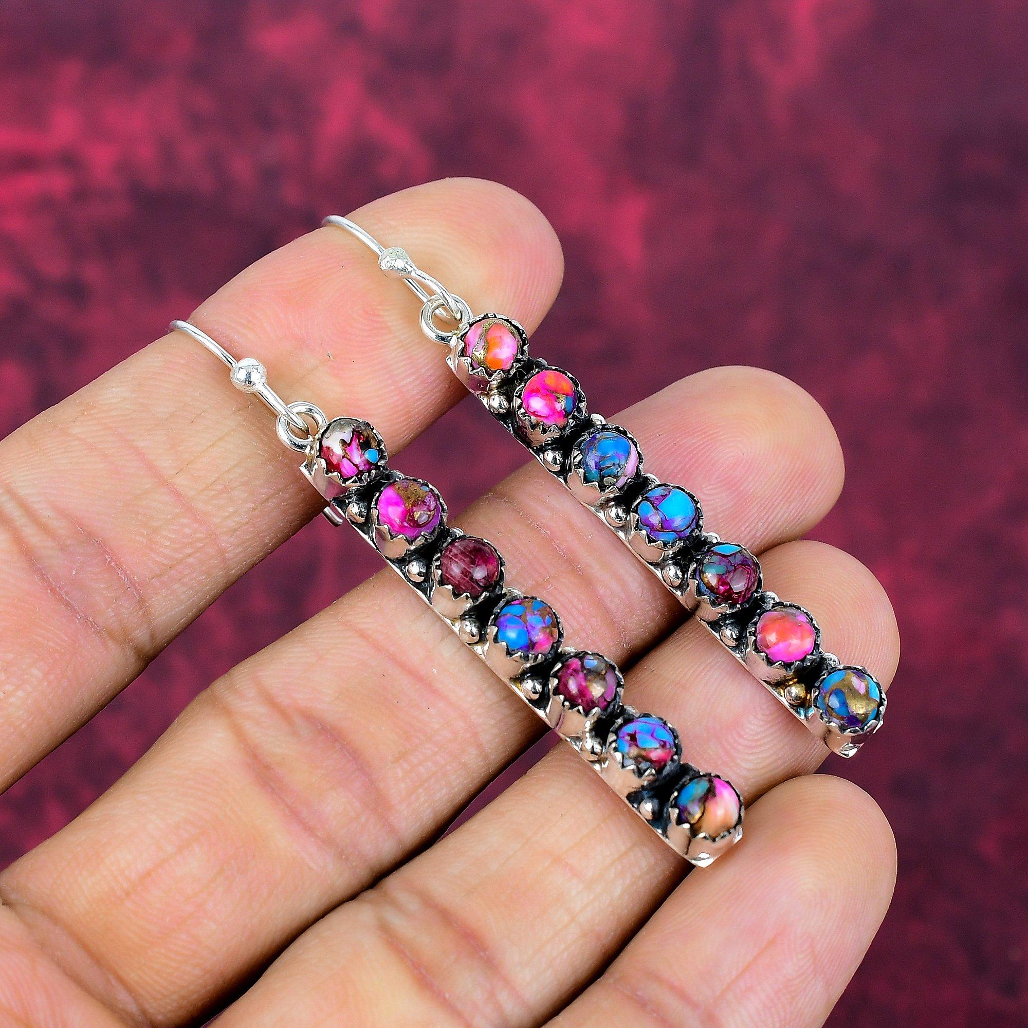 Серьги Pink Spiny Oyster из цельного серебра 925 пробы, серьги с драгоценными камнями ручной работы, на День памяти 2.63 Inches
Серьги Pink Spiny Oyster из цельного серебра 925 пробы, серьги с драгоценными камнями ручной работы, на День памяти 2.63 Inches
