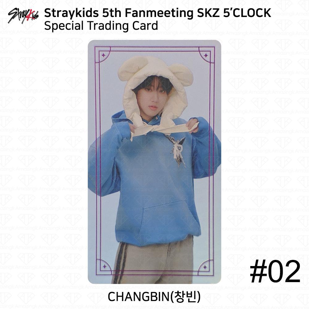 STRAY KIDS 5th Fanmeeting SKZ 5 CLOCK Официальная MD Специальная коллекционная карточка KPOP Changbin -Trading Card #2
STRAY KIDS 5th Fanmeeting SKZ 5 CLOCK Официальная MD Специальная коллекционная карточка KPOP Changbin -Trading Card #2