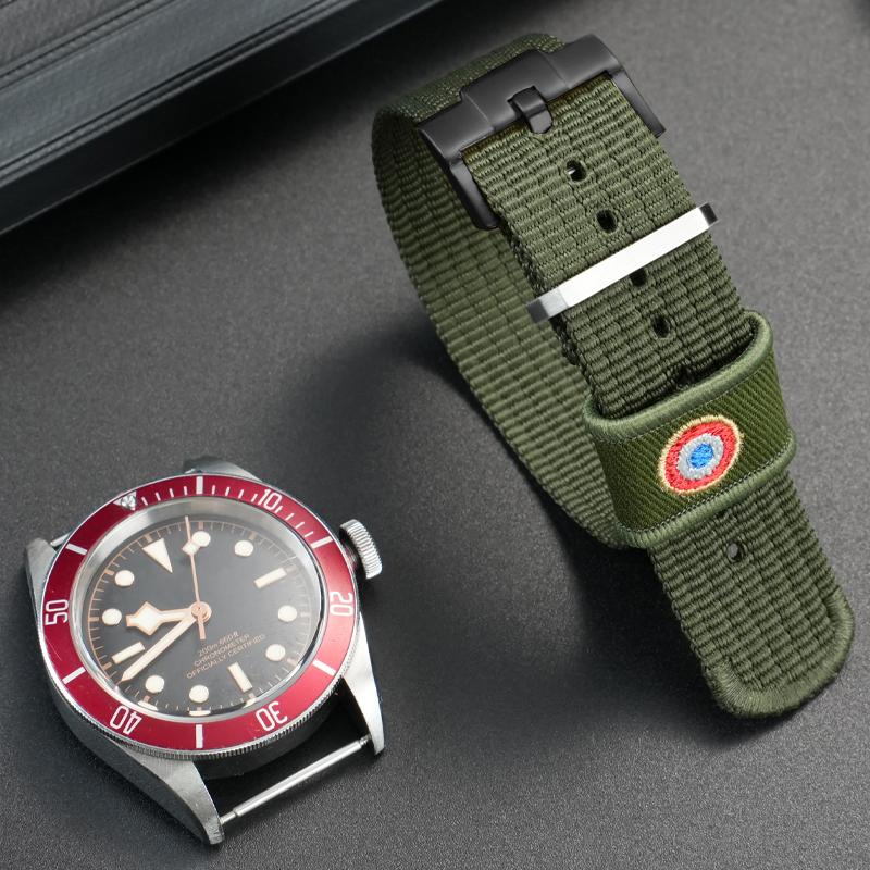 High Quality Nylon Watch Strap for TUDOR Black bay Biwan/1958 Soft Waterproof Canvas watchband men Outdoor Sports Wristband 22mm 22mm
High Quality Nylon Watch Strap for TUDOR Black bay Biwan/1958 Soft Waterproof Canvas watchband men Outdoor Sports Wristband 22mm 22mm