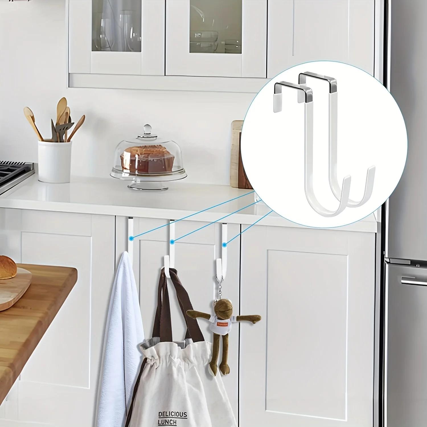Stainless steel hook kitchen and bathroom door rear hook cabinet hook cabinet door hook dormitory hook multi-functional hanger M білий
Stainless steel hook kitchen and bathroom door rear hook cabinet hook cabinet door hook dormitory hook multi-functional hanger M білий