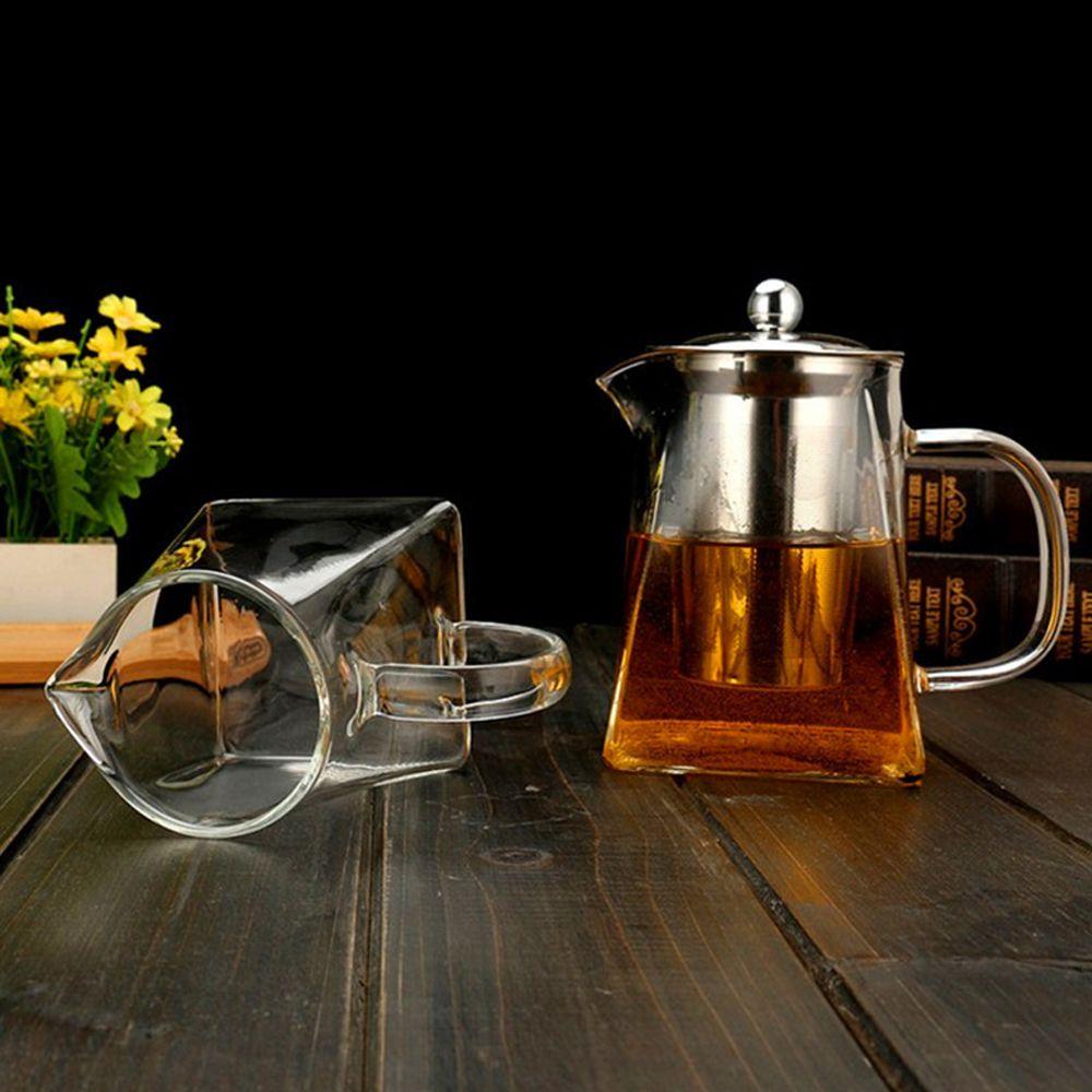 coffee Stainless Steel Tea Strainers Scented Tea Teapot with Tea Strainers Kettle Glass Square Pot
coffee Stainless Steel Tea Strainers Scented Tea Teapot with Tea Strainers Kettle Glass Square Pot
