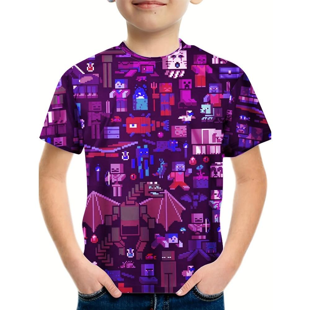 Детская креативная футболка с архитектурным узором, напечатанная на 3D-принтере, для мальчиков, забавная, с круглым вырезом и короткими рукавами 170
Детская креативная футболка с архитектурным узором, напечатанная на 3D-принтере, для мальчиков, забавная, с круглым вырезом и короткими рукавами 170