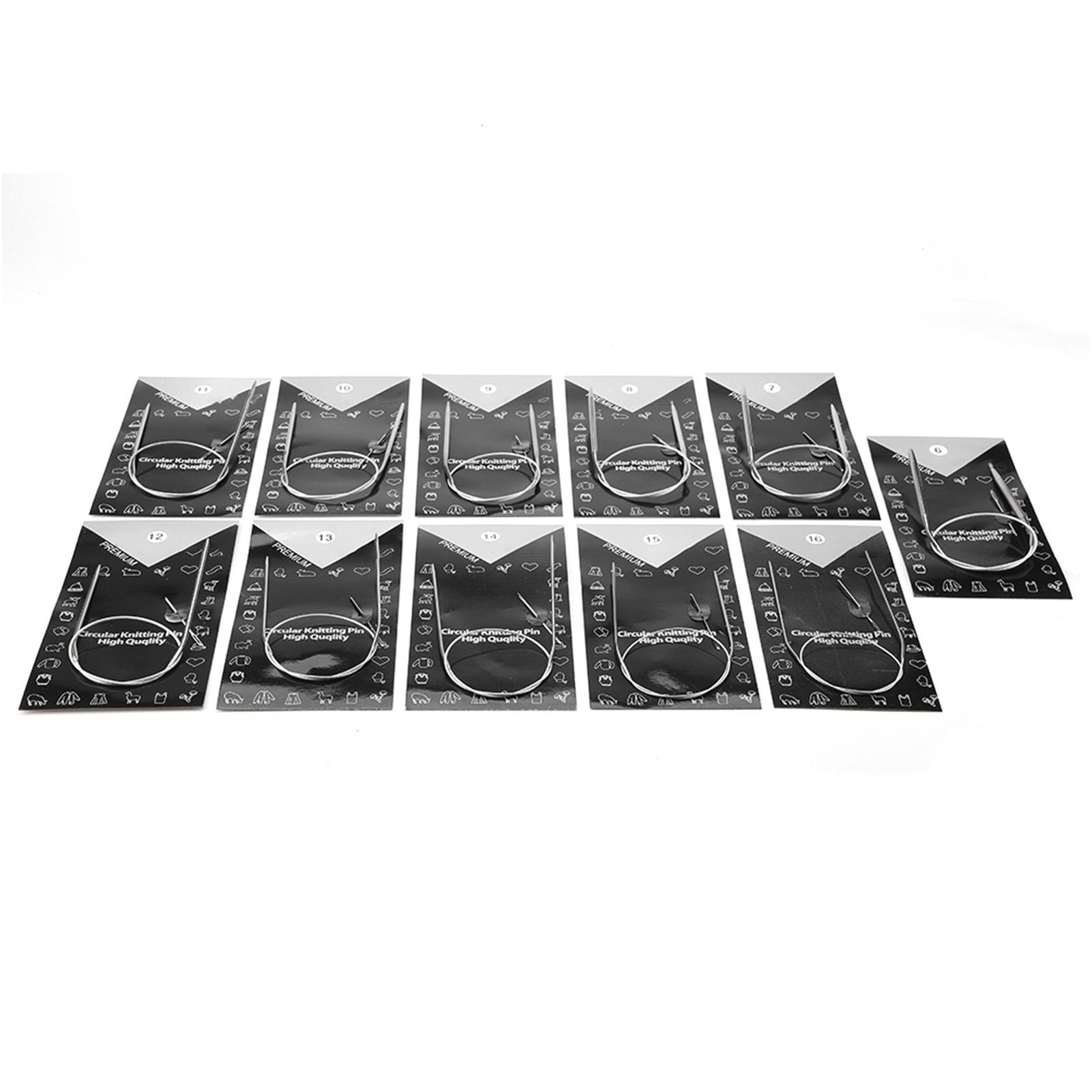 11 шт. 43 65 80 см Разные размеры Круговые спицы Рукоделие Вязание свитера Набор спиц 43cm
11 шт. 43 65 80 см Разные размеры Круговые спицы Рукоделие Вязание свитера Набор спиц 43cm