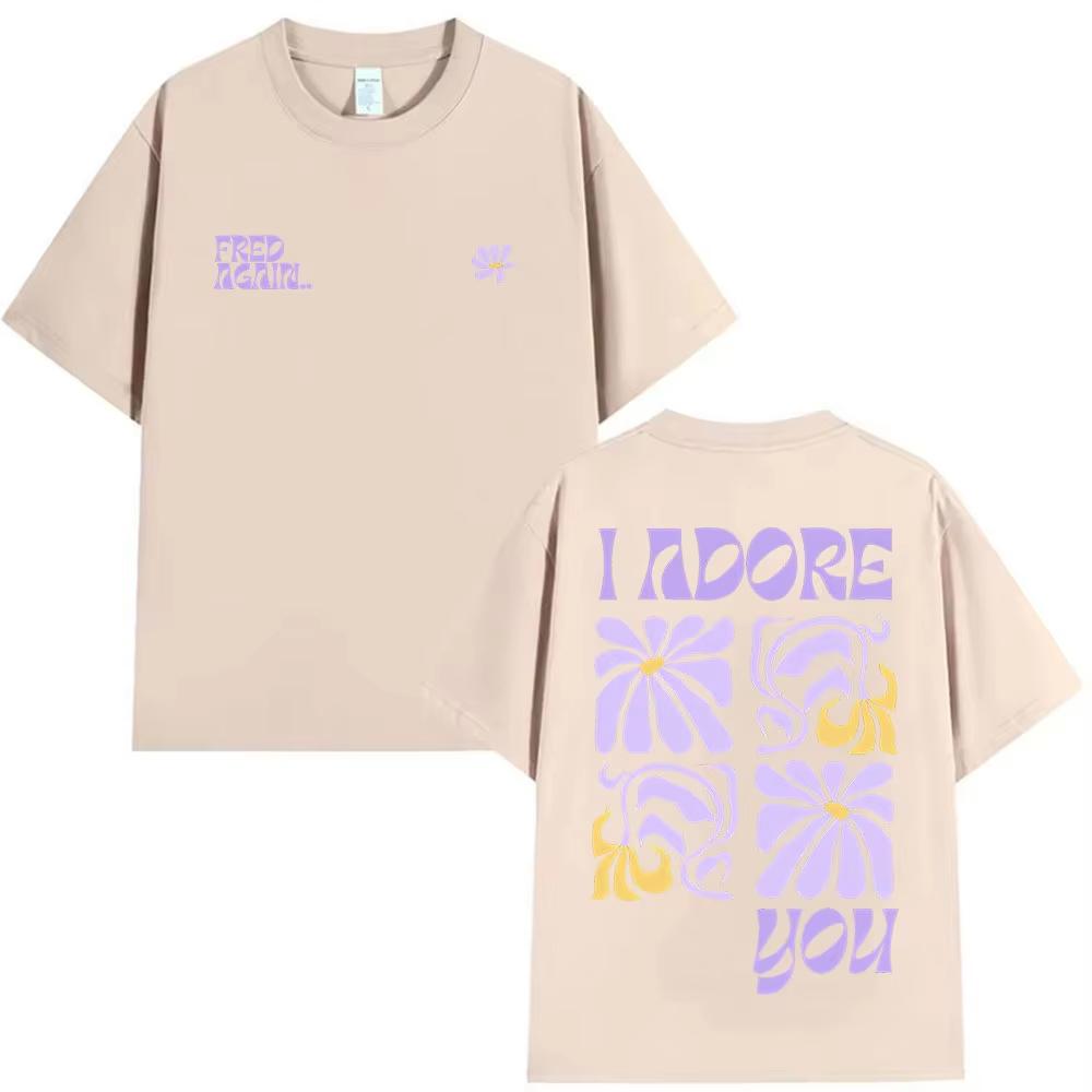 Fred Again I Adore You Lyrics Print T Shirts Unisex Womens Harajuku Aesthetic Fashion Tshirt Vintage pure Cotton Hip Hop TShirt M
Fred Again I Adore You Lyrics Print T Shirts Unisex Womens Harajuku Aesthetic Fashion Tshirt Vintage pure Cotton Hip Hop TShirt M