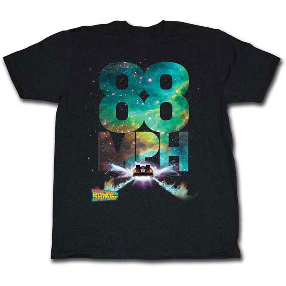 Back To The Future Profilin Black Unisex T-shirt