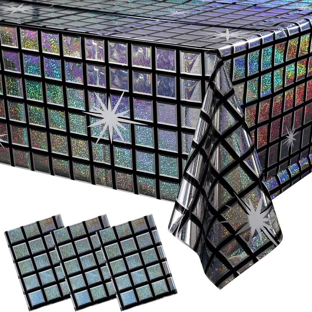 Disposable Table Cover Vintage Table Runner Disco Iridescent Shiny Laser Tablecloth Bar Disco 1*2M
Disposable Table Cover Vintage Table Runner Disco Iridescent Shiny Laser Tablecloth Bar Disco 1*2M