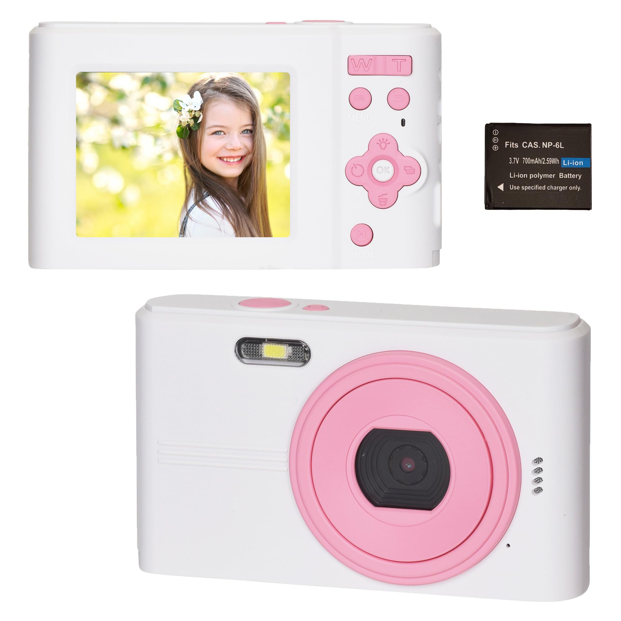 KEIYO ENGINEERING Compact digital camera with cute color x CO.,LTD. two-tone (white pink) NT-DC001(WPK)
KEIYO ENGINEERING Compact digital camera with cute color x CO.,LTD. two-tone (white pink) NT-DC001(WPK)