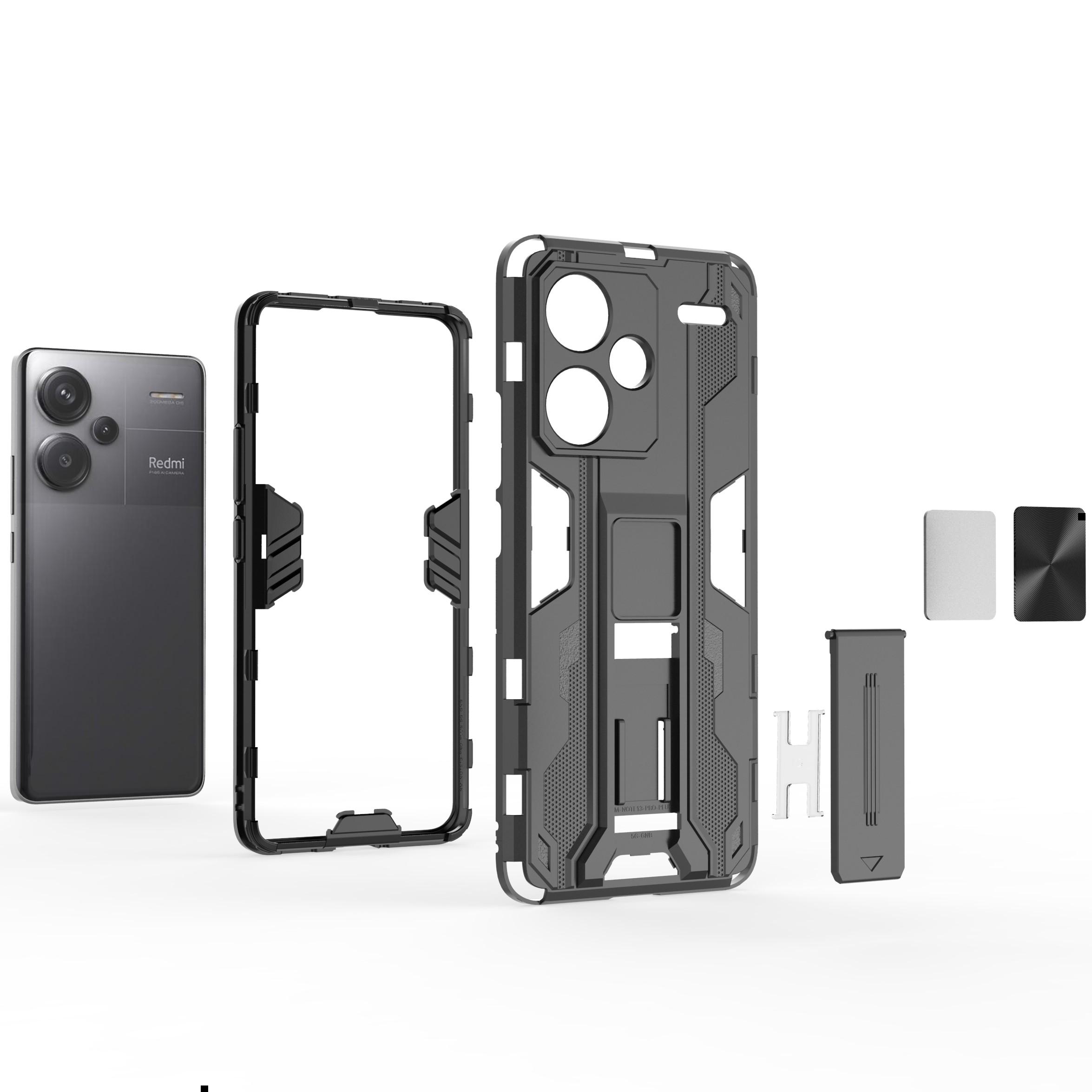 For Xiaomi Redmi Note 13 Pro+ 5G Case PC+TPU Dual Layer Kickstand Phone Cover Blue
For Xiaomi Redmi Note 13 Pro+ 5G Case PC+TPU Dual Layer Kickstand Phone Cover Blue