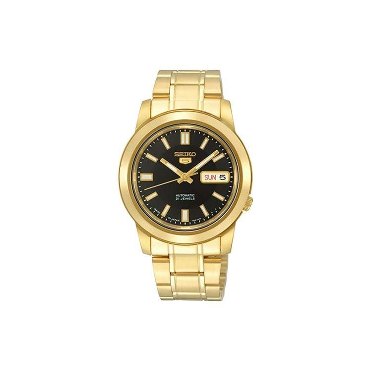 Seiko 30 Meters Waterproof Fashion Elegant Automatic Mechanical Movement Stainless Steel Strap Watch Men watches Black SNKK22K1 Black Dial
Seiko 30 Meters Waterproof Fashion Elegant Automatic Mechanical Movement Stainless Steel Strap Watch Men watches Black SNKK22K1 Black Dial