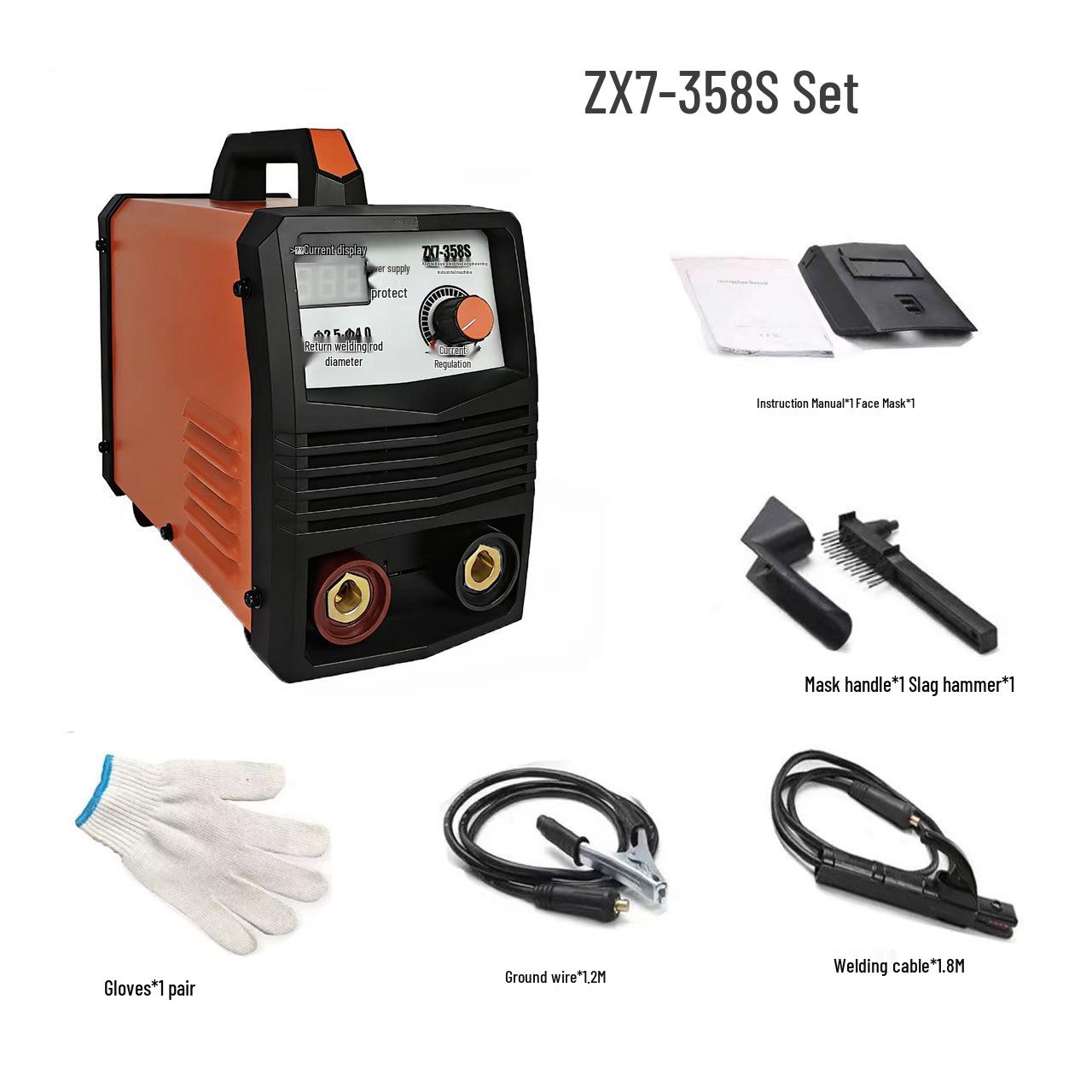 ZX7-385S Dual Voltage EU Standard Industrial Electric Welder with Manual Welding Handle
ZX7-385S Dual Voltage EU Standard Industrial Electric Welder with Manual Welding Handle