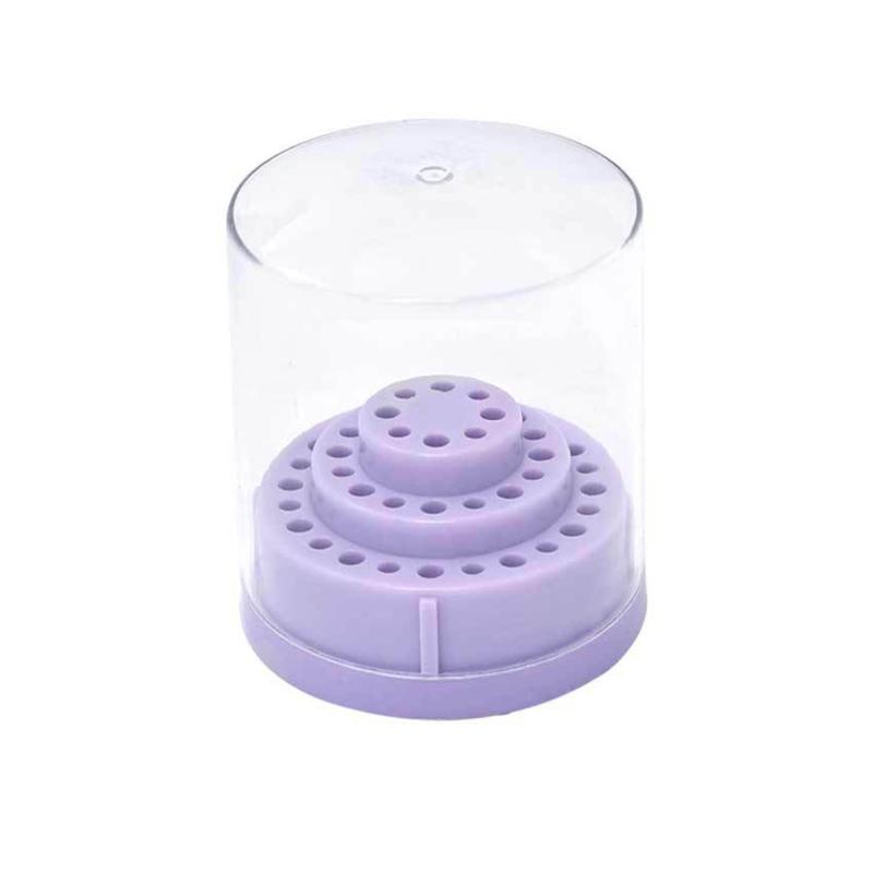 48-дірковий тримач для фрез для манікюру, кейс для зберігання, органайзер-коробка з ABS для інструментів манікюру фіолетовий
48-дірковий тримач для фрез для манікюру, кейс для зберігання, органайзер-коробка з ABS для інструментів манікюру фіолетовий