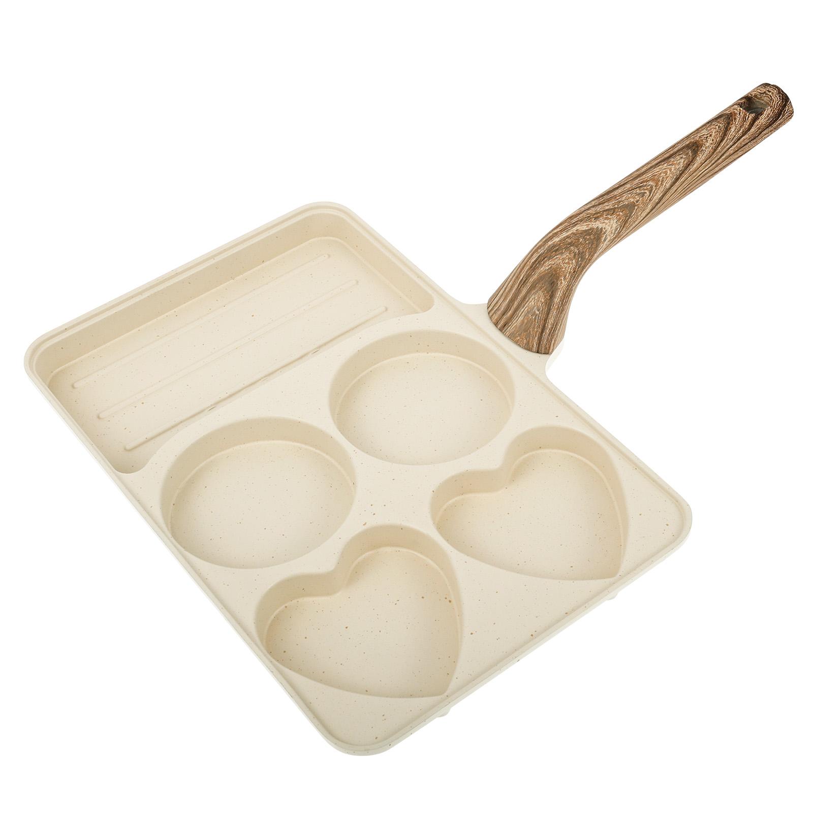 5-Cup Non-Stick Egg Frying Pan Rapid Heating Maifanstone Omelette Frying Pan Versatile Breakfast Skillet for Pancakes Crepes бежевий
5-Cup Non-Stick Egg Frying Pan Rapid Heating Maifanstone Omelette Frying Pan Versatile Breakfast Skillet for Pancakes Crepes бежевий