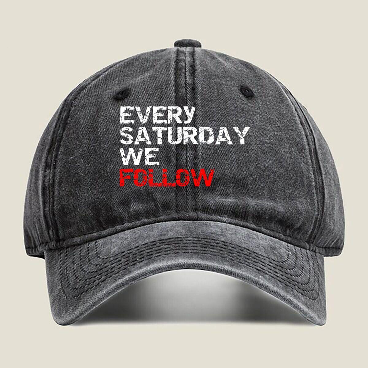 Every Saturday We Follow Fashion Washed Baseball Cap Hat Outdoor Activities One Size чёрный
Every Saturday We Follow Fashion Washed Baseball Cap Hat Outdoor Activities One Size чёрный