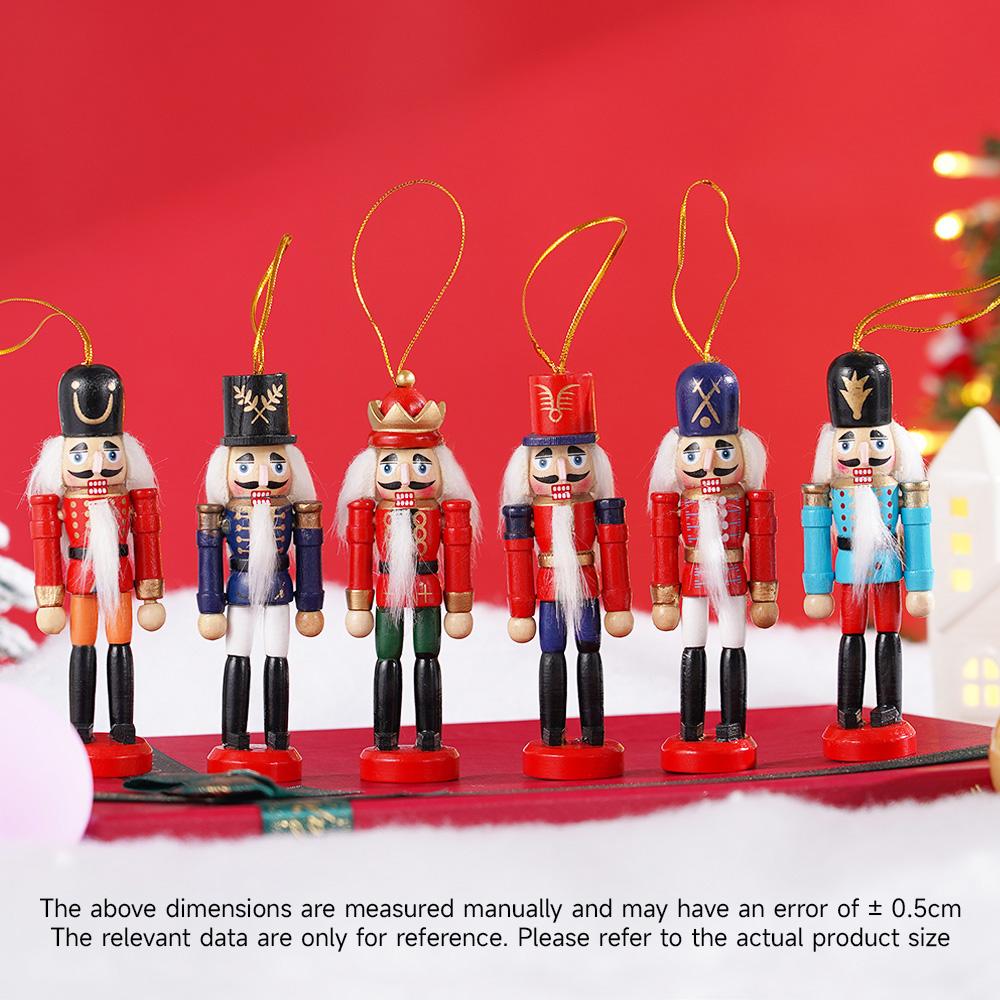 12cm 6pcs NEW Nutcracker Puppet Ornaments Desktop for Christmas Decoration Cartoons Walnuts Soldiers Band Dolls
12cm 6pcs NEW Nutcracker Puppet Ornaments Desktop for Christmas Decoration Cartoons Walnuts Soldiers Band Dolls